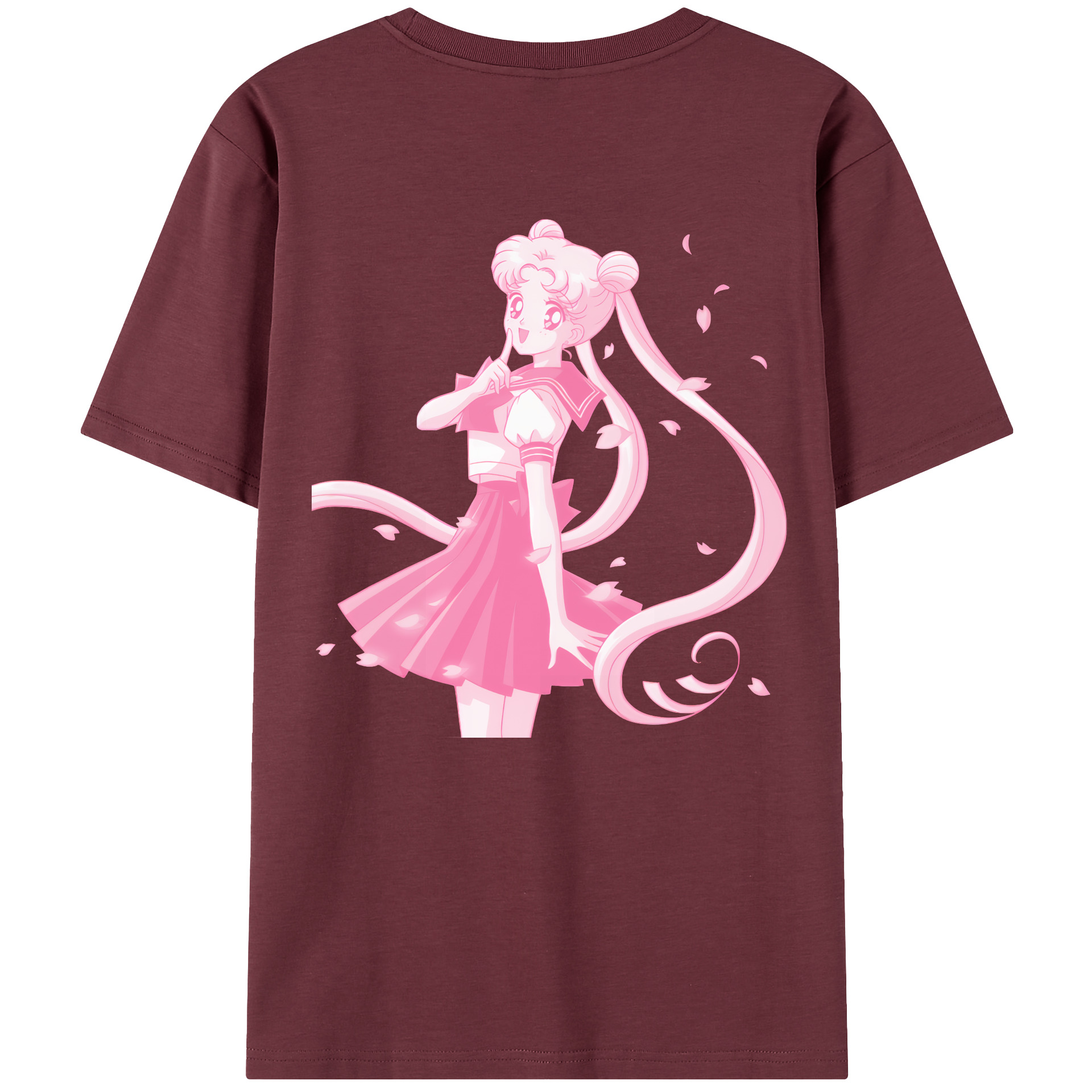 （画像用） 美少女戦士セーラームーン 愛野 美奈子 あいの みなこ Sailor Moon Aino Minako 綿100％半袖Tシャツ（背面プリント）